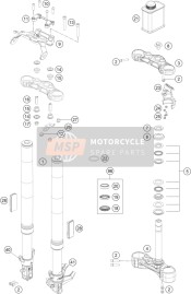 Forcella anteriore, Triplo morsetto