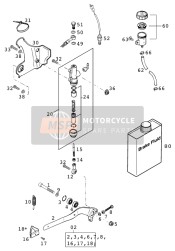 50313060100, Footbrakecyl. 13mm Nature 2001, KTM, 0