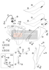 5030815400004, Spoiler Set Sx, KTM, 0