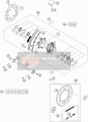 SPAA14U50BM118A, Drivetrain Set Xc 14T/50T, KTM, 0