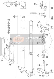 SXS05125204, ELASTOMER-KIT Gelb/mittel, KTM, 1