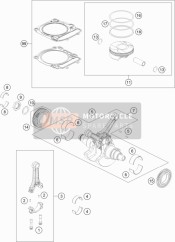 61330013000, Connecting Rod Cpl., KTM, 0