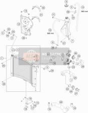 61435010000, Wasserkühler, KTM, 0