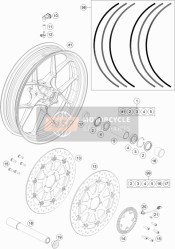 Roue avant