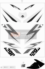 61308198000, Sticker ''Ready To Race'' L&R Bk, KTM, 0