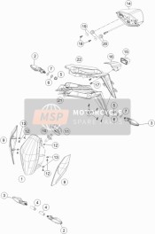 6130800400028A, Masker Spoiler Rechtsaf, KTM, 1