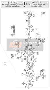 54531623210, Main Jet 210 Keihin, KTM, 1