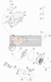 50440040000, Starter Cover, KTM, 0