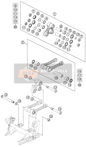 77404084010, Scheibe Zugstangenlagerung M14, KTM, 4