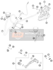 Bremssattel hinten