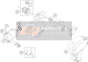 55140002144, Brush Set For Starter, KTM, 0