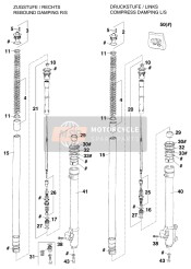 Front Fork Disassembled