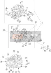 90230000344, Motorbehuizing Cpl., KTM, 0