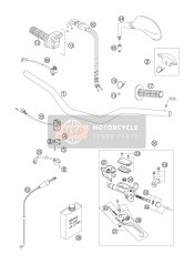 58412040050, Adapter Für Spiegel LC4 '98, KTM, 2