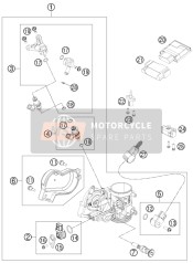 77141023144, Iniettore Cpl., KTM, 2