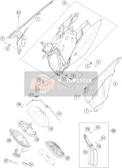 77506026000, Soffietto Filtro 350 Efi, KTM, 0