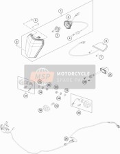 78114140100, Back Tail Usa, KTM, 0