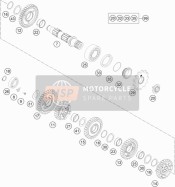 79133116000, Sliding Gear,  6TH Gear,  TEETH=20, KTM, 0