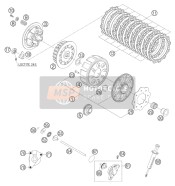 54832080000, Clutch Spring 2, 5X41, 9  8, 75W, KTM, 2