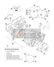 54830099100, Kit Joint Moteur 250SX, KTM, 0