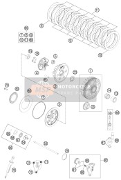 78132003110, Repair Kit Pressure Plate, KTM, 0