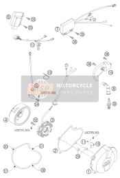 59039093100, Spark Plug Ngk DCPR8E 03, KTM, 0