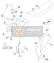 54807040450, Seat Cov.Black Without Logo 05, KTM, 0