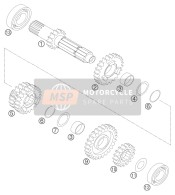 50333020000, Stationair Uitrusting Bush. 22X25X11,1 A, KTM, 1