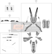 78108296100, Decal Rear Part 250 Exc 15, KTM, 0