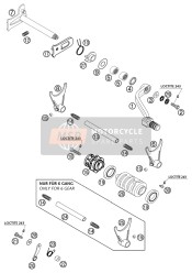 59034003000, Schakelvork 1./3.Gear 2000, KTM, 0