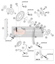 59036013000, Timing Chain 96 Rolls, KTM, 2