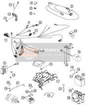 77111085000, Kabelstrang E-START, KTM, 0