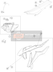 79007040050, Seat Cover, KTM, 2