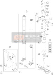 7900103402204, Gabelbrücke Oben X=22mm 2016, KTM, 0