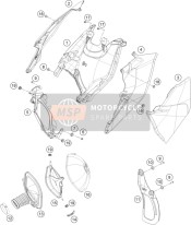 79006004000EBB, Airboxcover Right, KTM, 0
