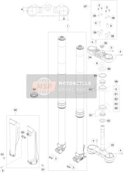 Forcella anteriore, Triplo morsetto