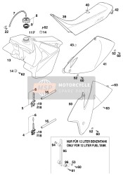 Tanque, Asiento