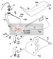 Tanque, Asiento