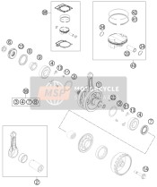 77830018088, Crankshaft Repair Kit, KTM, 1