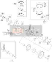 77530018200, Crankshaft Cpl., KTM, 0