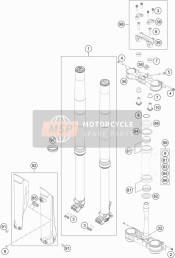 24187P5701, Fork 350 SX-F             2016, KTM, 0