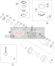 79230207010II, Piston Kit Gr.Ii 350 Mx, KTM, 0