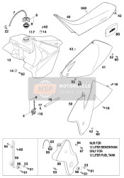 Tanque, Asiento