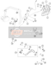 Bremssattel hinten