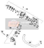 58335025001, Radiator Hose(Reenforced)12X, KTM, 1