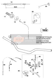 58302094200, Decompr. Cable L=693, 5 LC4 '99, KTM, 1