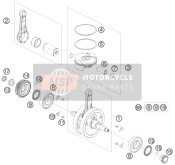 78030032200, Oil Scraper Piston Ring, KTM, 0