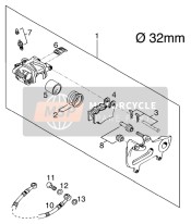 Rear Brake Caliper