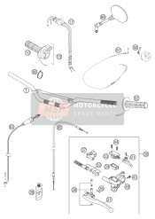 60002031000, Koppelingshendel Long Cpl. 2003, KTM, 2