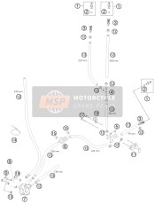76307003060, Lock Plate Collector Fuel Tap, KTM, 0